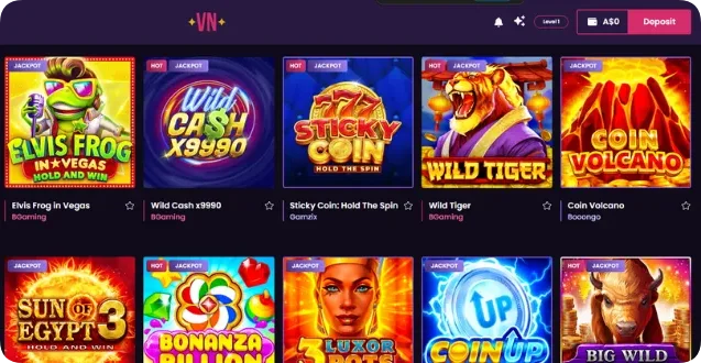 Vegas Now Casino Games how to login