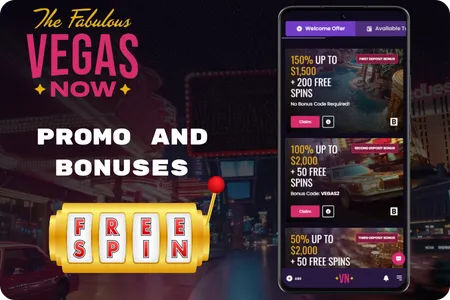 Vegas Now casino Freespins slots