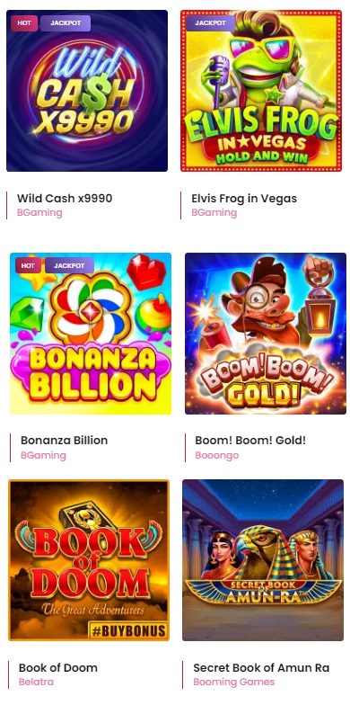 VegasNow Slot casino Games